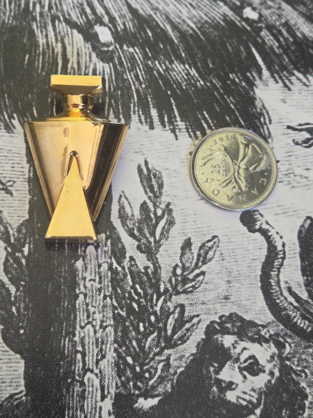 Vintage Guerlain Perfume Bottle brooch